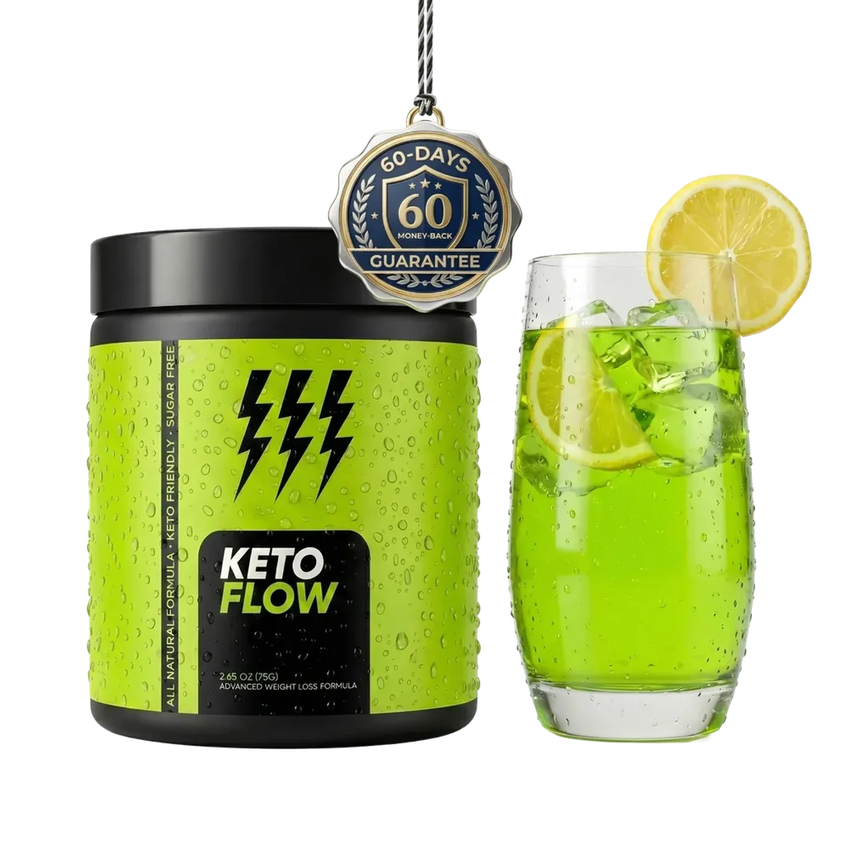 KetoFlow Weight Management Relief Supplement — Front Label